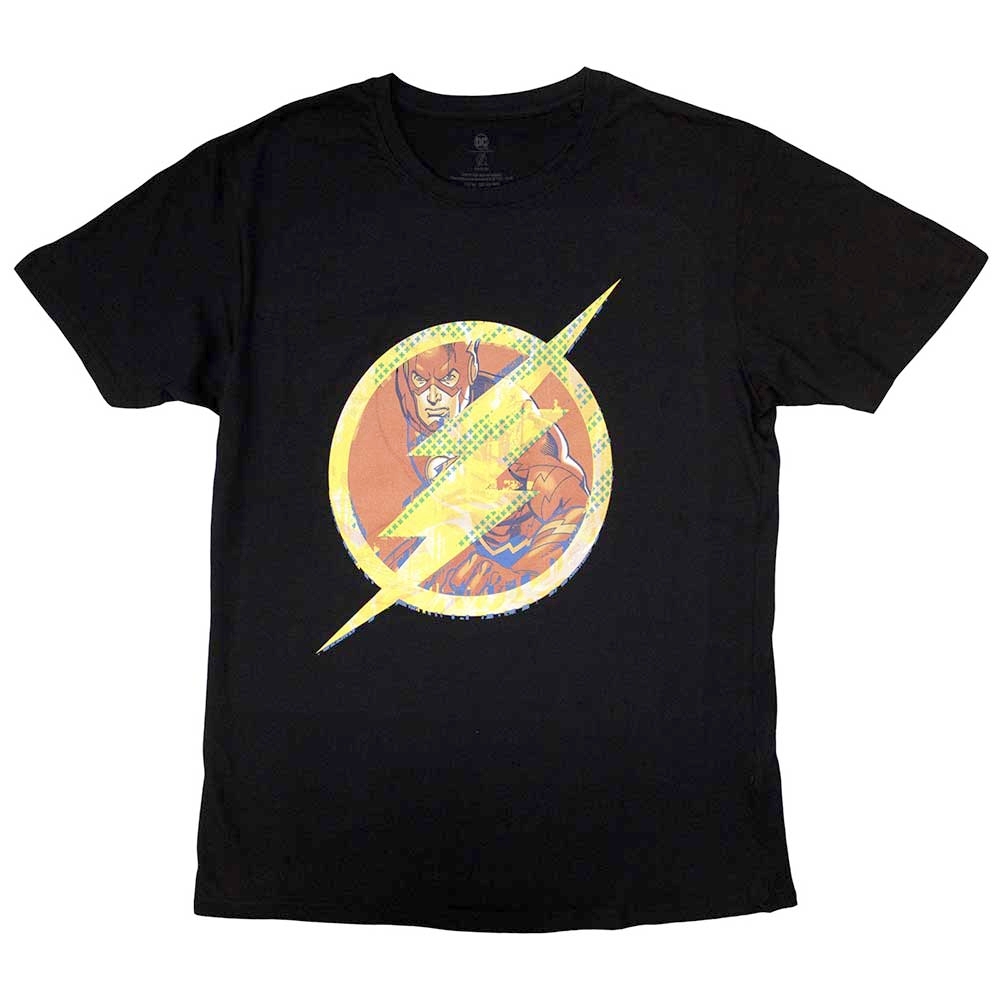 DC Comics The Flash - Logo Tshirt Homme - Noir